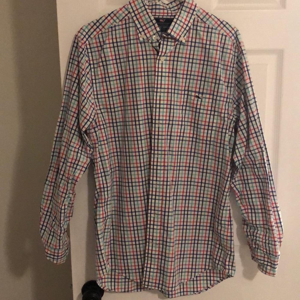 VINEYARD VINES SLIM FIT TUCKER SHIRT SIZE M